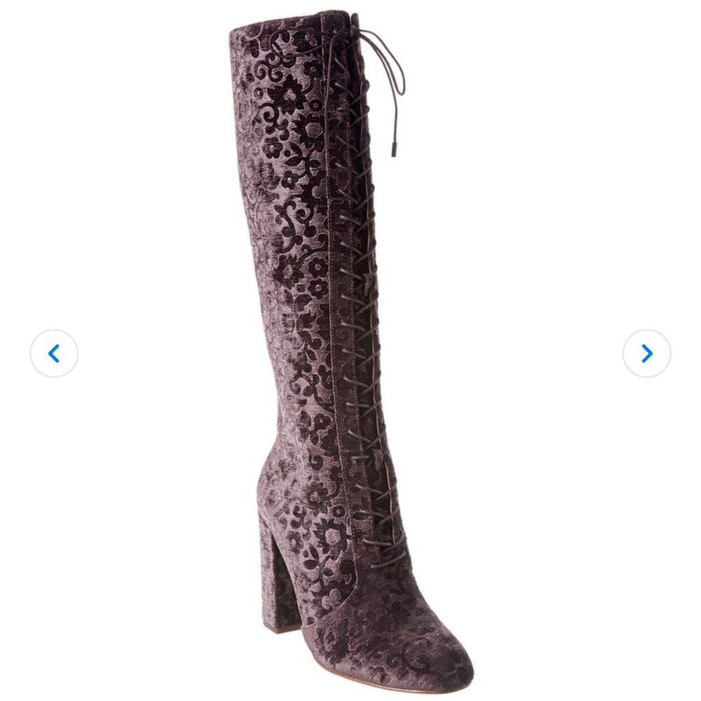 SHIPS FREE➡️NEW💜 ALICE + OLIVIA 💜Embosed Velvet Boots